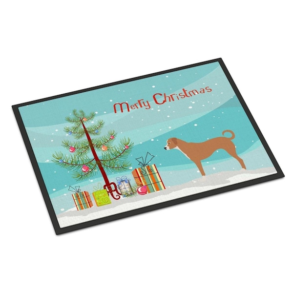 Carolines Treasures Australian Pinscher Christmas Indoor or Outdoor Mat, 24 x 36 in. BB8452JMAT - main